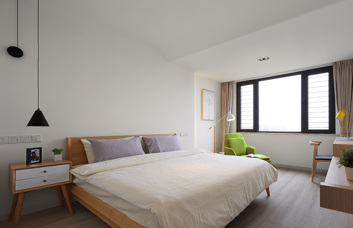 龍湖九里晴川-現(xiàn)代簡約-臥室設計效果圖